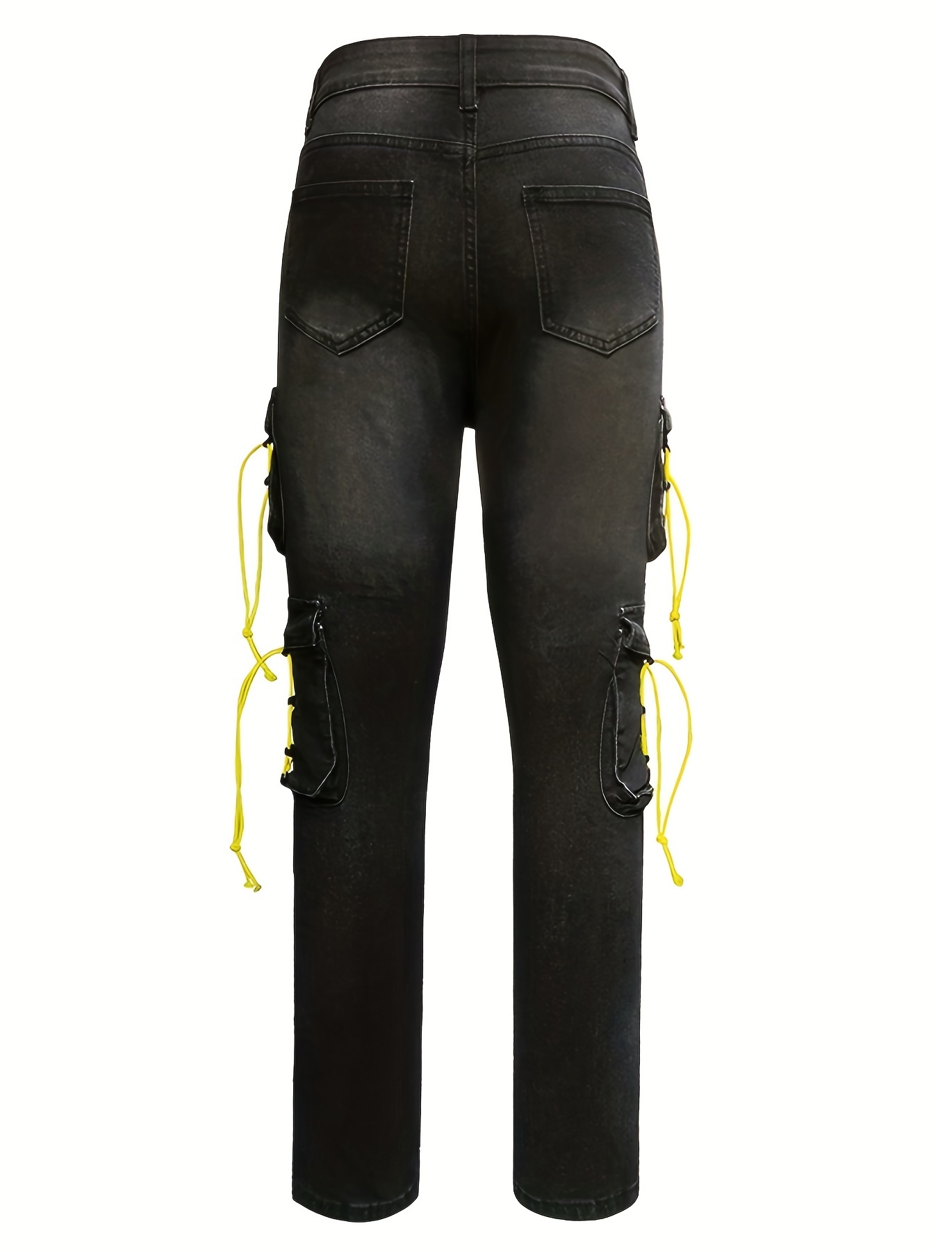 Sloane Wide-Leg Cargo Trousers (Black) – La Belle Boutique
