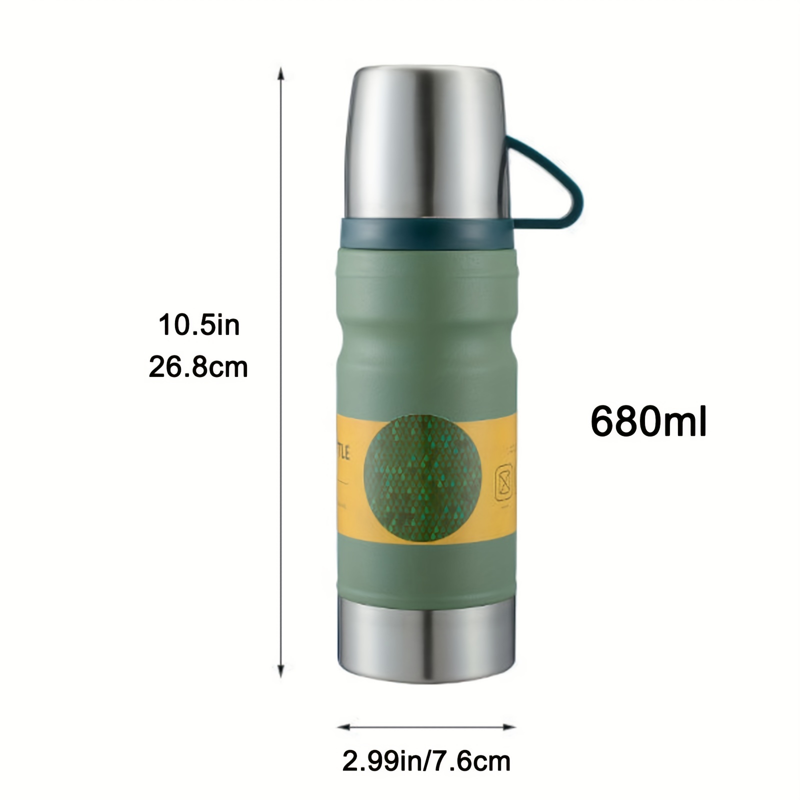 Vacuum Insulated Stainless Steel Bottle - 680 ml / 23 oz