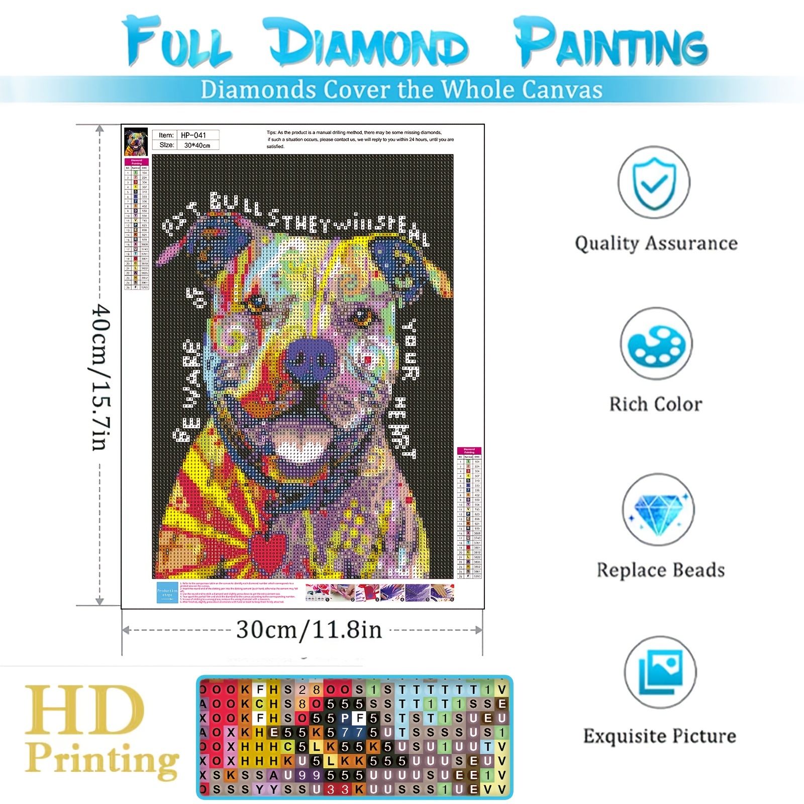 Gem Art Artificial Diamond Painting, Diamond Painting Kit - 5d Gem