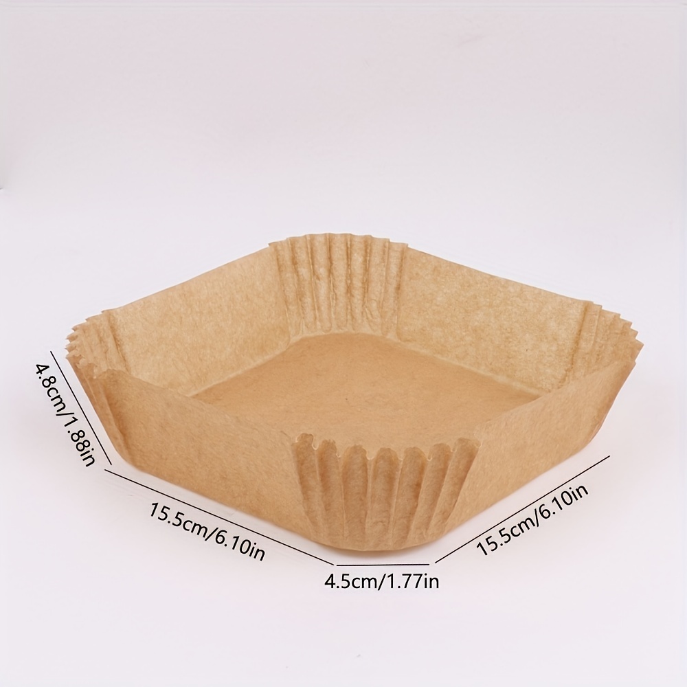 50 piezas freidora espiral papel alimento silicio Aceite papel