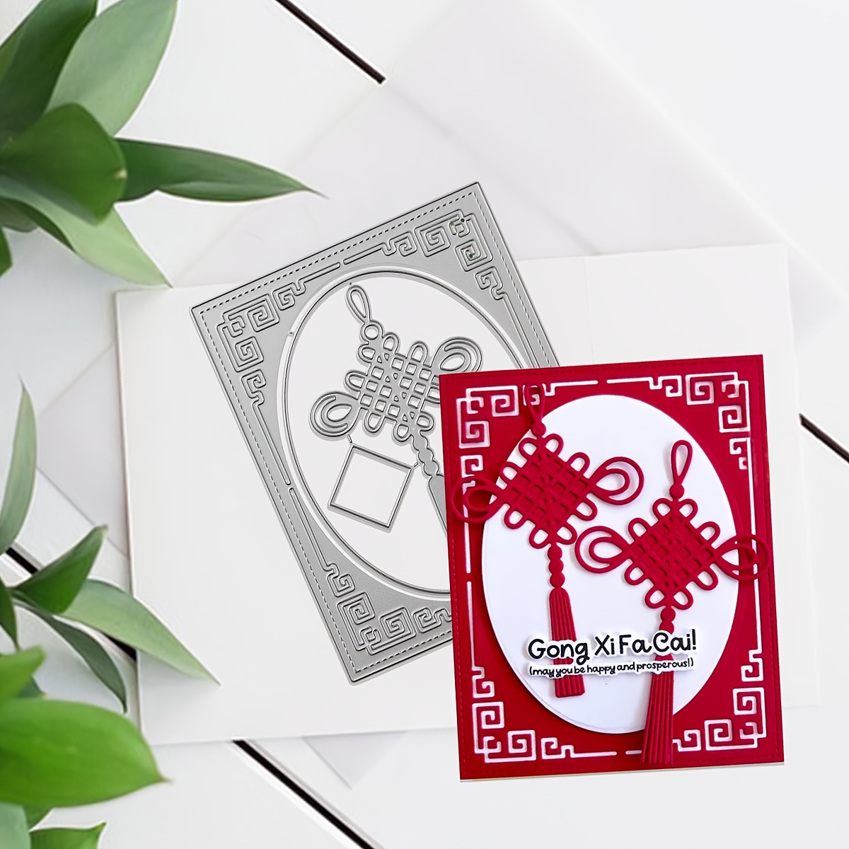 2024 New Greeting Card Making Stamp Die Set Tilt Fold Cards - Temu