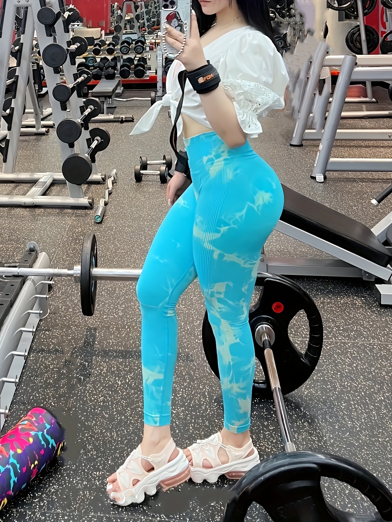 Workout Leggings,Women's High Waist Workout Seamless Leggings Butt Lift  Yoga Pants Stretchy Fitness Gym Tights Girl