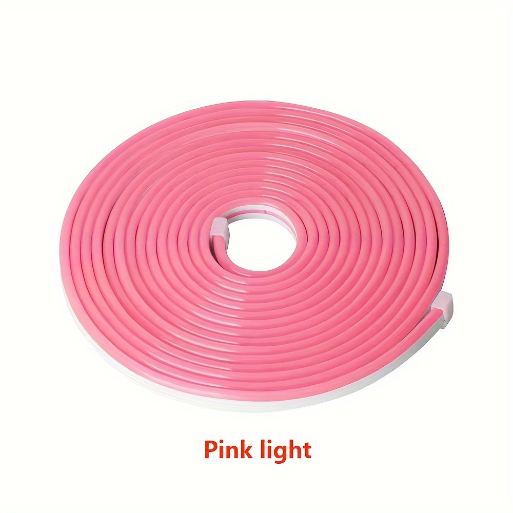 ROLLO DE 5 METROS TIRA LED NEON ROSA.