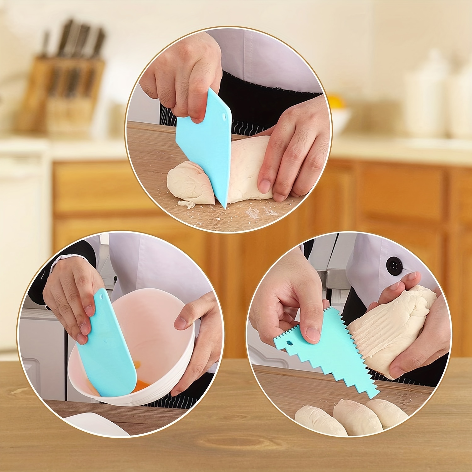 Cake Spatula Cake Decorating Scraper Fondant Cream Edge Trimming Stainless  Steel Spatula, 3pcs 