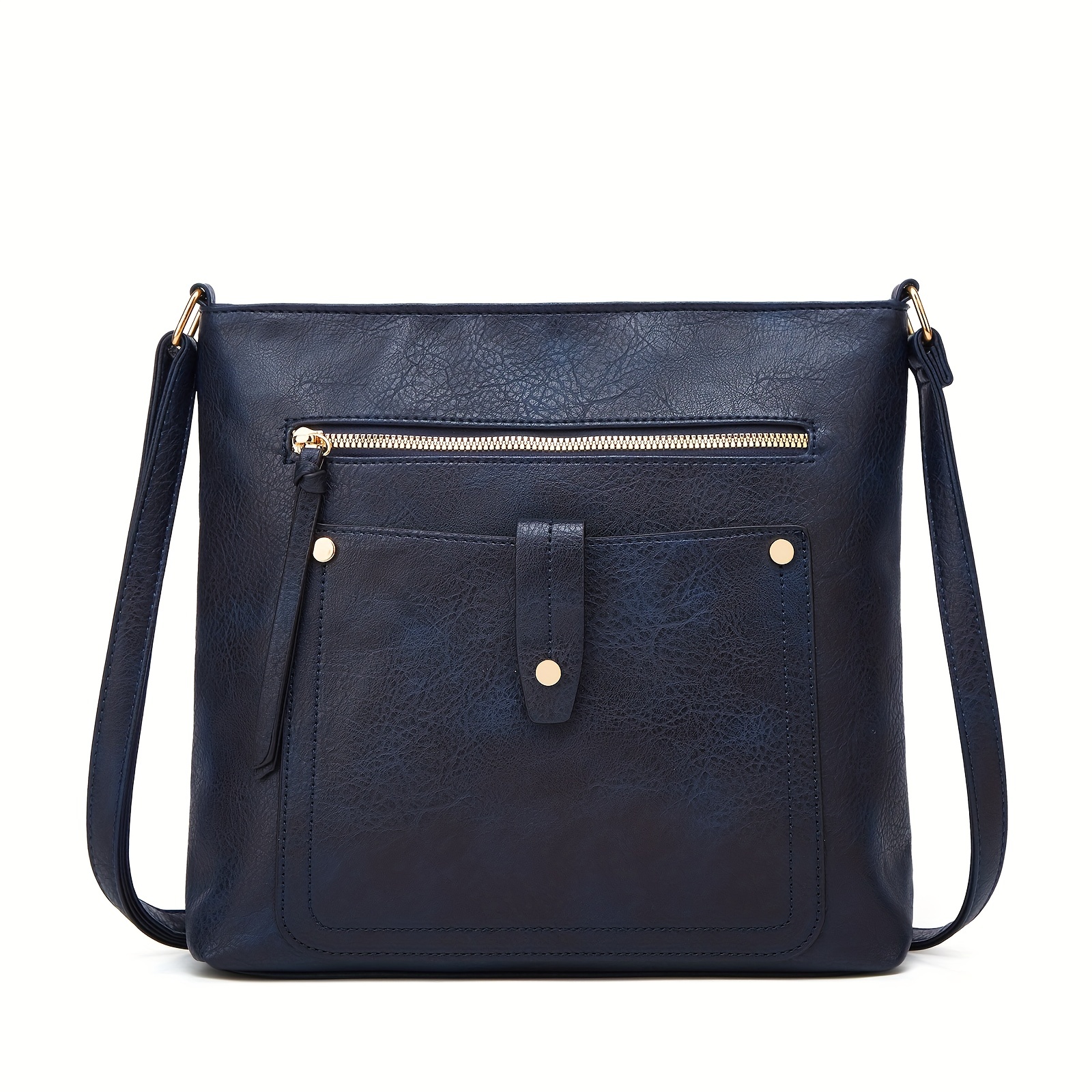 Retro Minimalist Round Lock Bag Solid Color Square Shoulder Bag All Match  Top Handle Bag - Bags & Luggage - Temu