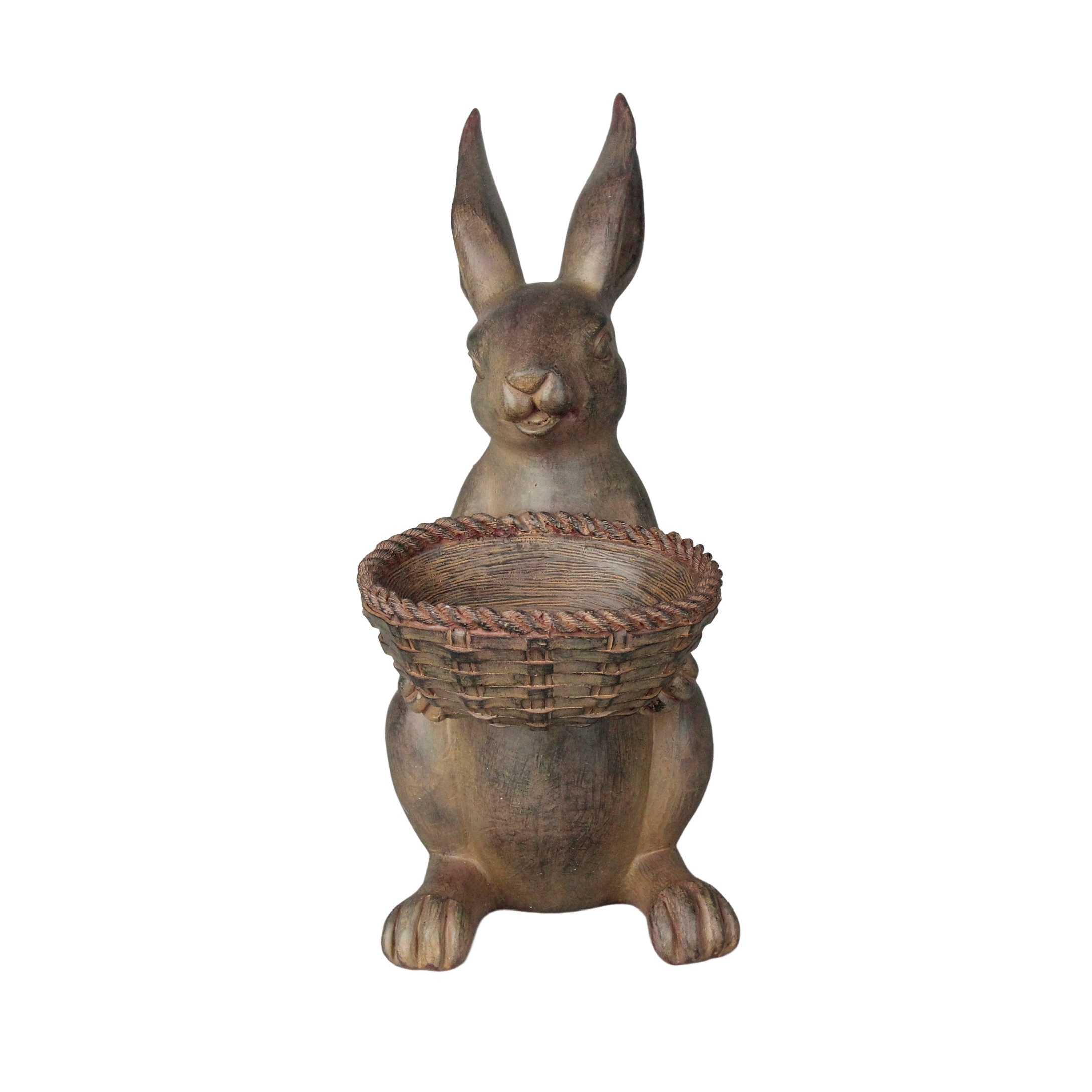 Easter Decor Chocolate Bunny Rabbit Garden Sculpture/Statue