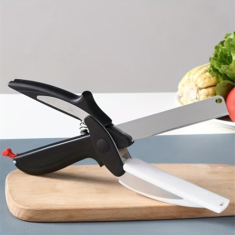 Black Stainless Steel Clever Cutter Multifunction Kitchen Vegetable cutter