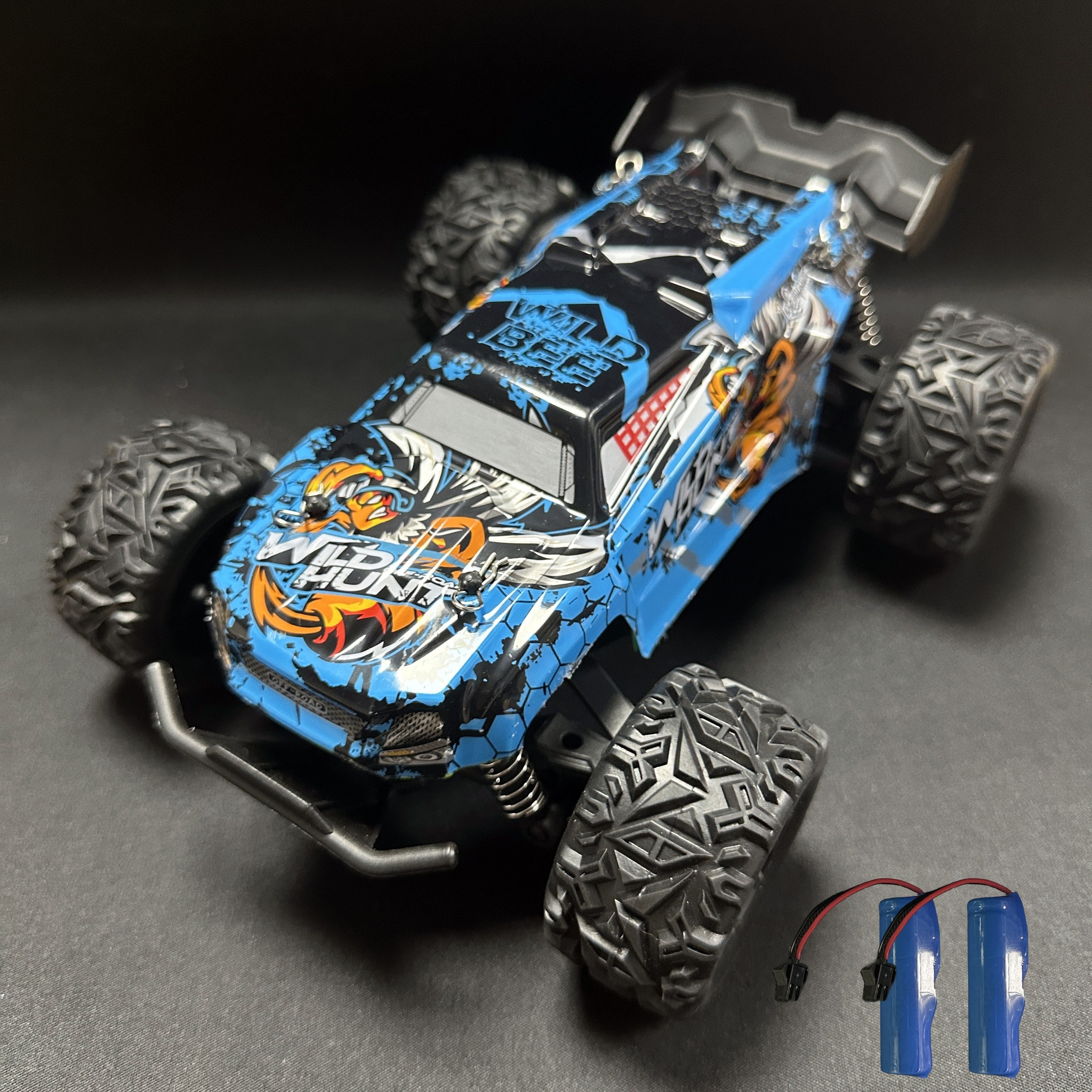 RC Remote Control Big Wheel Monster Truck Off Road Kids Toy Car Gift With  Lights