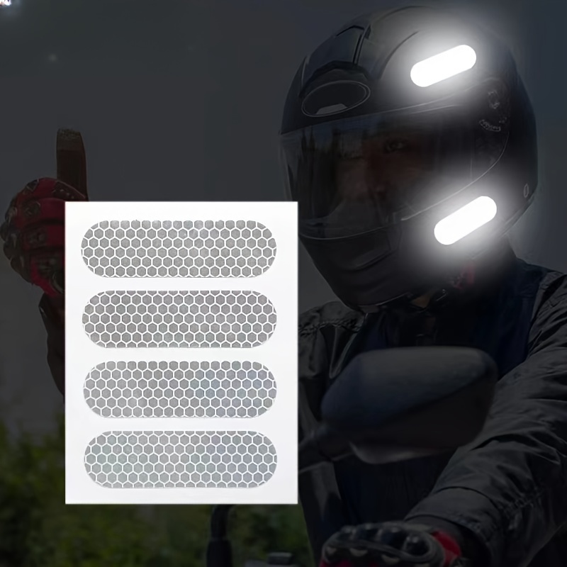 Casque de moto lumière sans fil étanche LED de sécurité lumière clignotant  avertissement frein frein Lightbar
