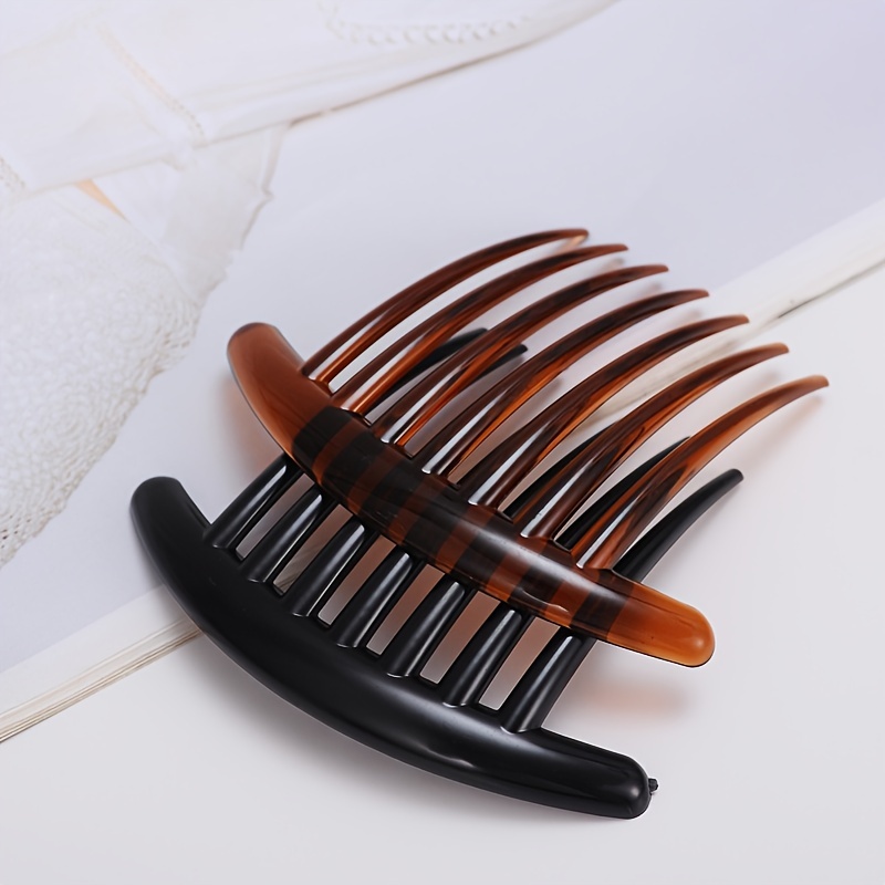 Plastic Hair Side Comb Simple 23 Teeth Hair Accessories - Temu Republic of  Korea