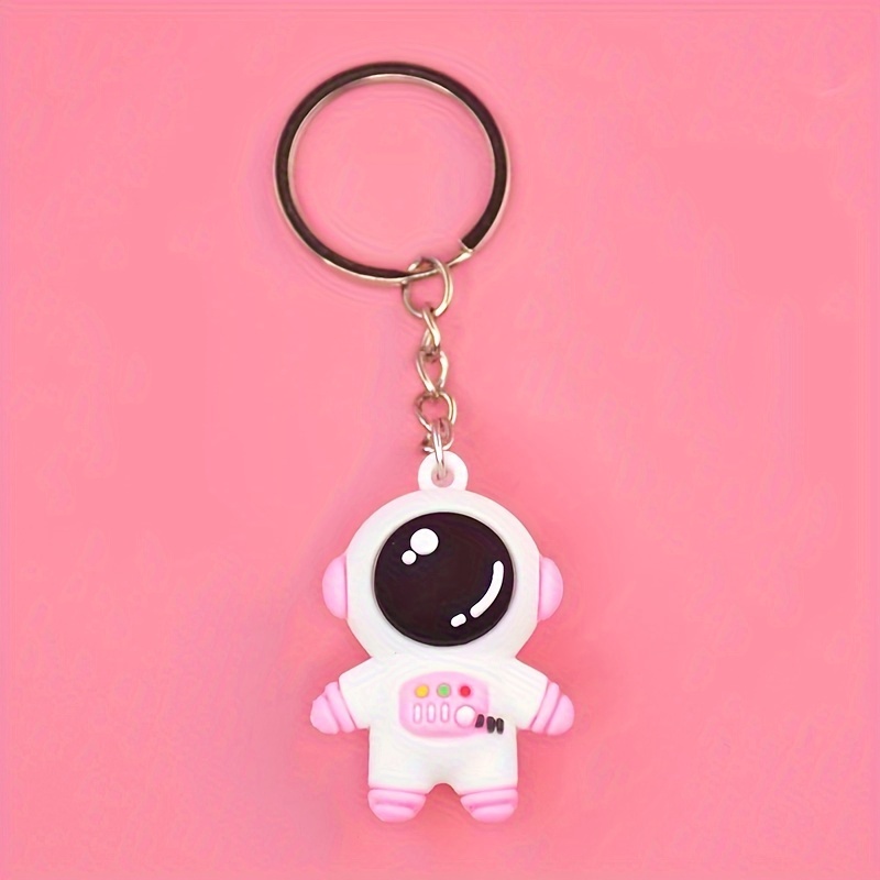 Astronaut Silicon Keychain With Bagcharm And Strap (Select From Drop D –  ThePeppyStore