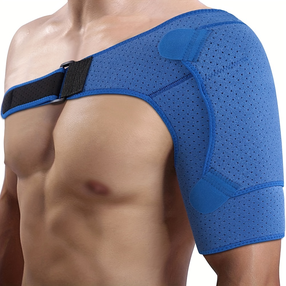 Shoulder Stability Brace, with Hot Cold , Breathable Neoprene Rotator Cuff  Shoulder Support for Dislocated AC Joint, Labrum Tear, Shoulder Pain