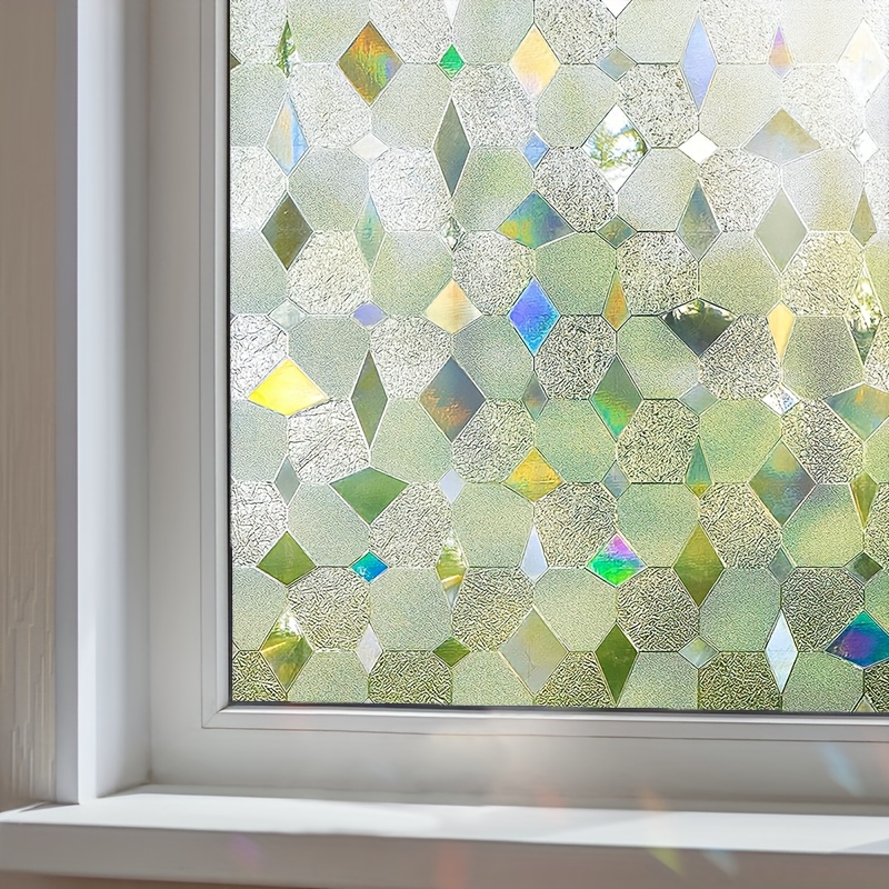 Stained Glass Window Film Rainbow Window Privacy Film - Temu United Arab  Emirates