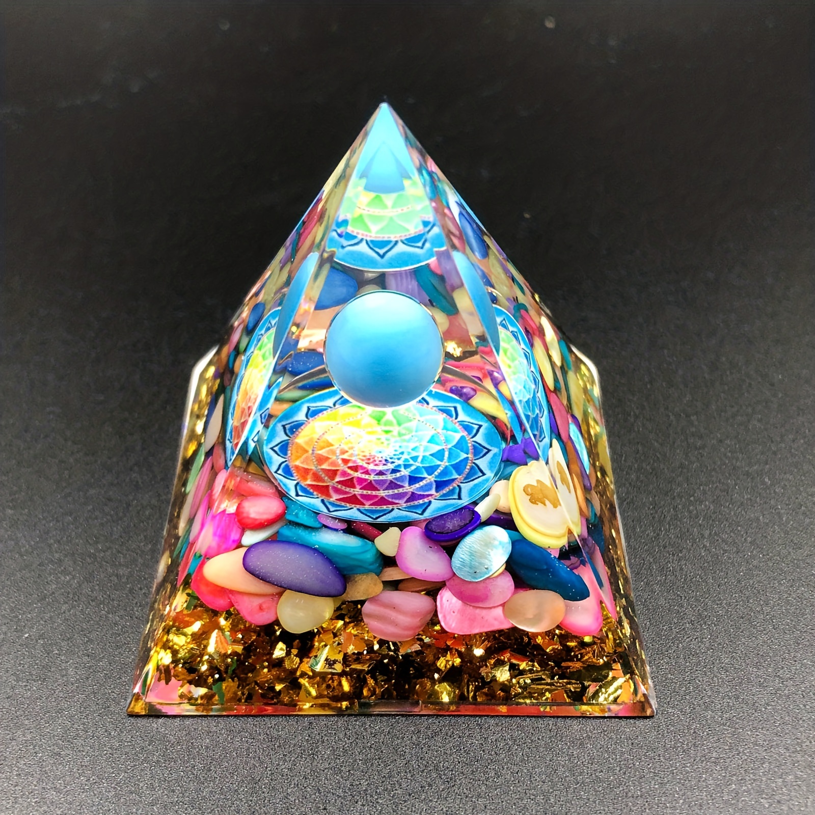 Orgone Pyramid Natural Crystal Energy Generator