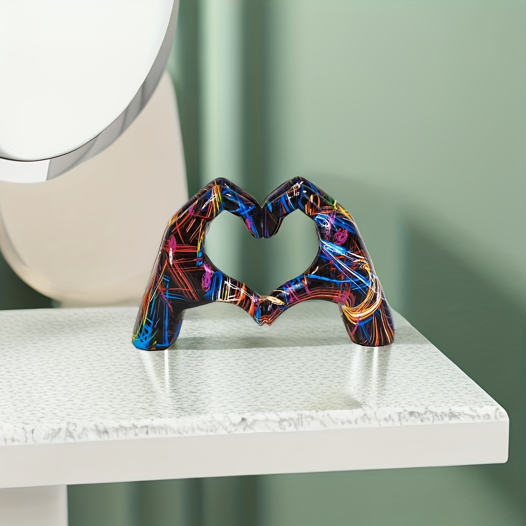 Hand Heart Desktop Sculpture