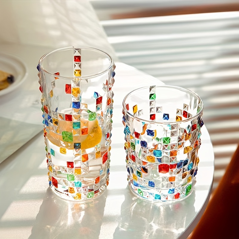Plastic Tumbler Set Drinking Glass Water Cups Crystal Clear
