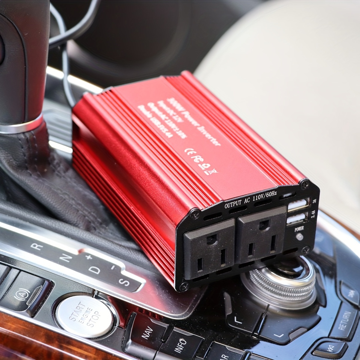 Power Inverter: Transform Your Car Into A Home With Dual Usb - Temu