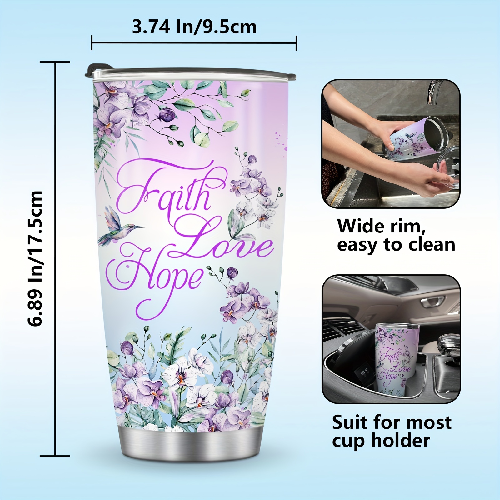 12 oz Tumbler - Mothers Day Gift, Stainless Steel, Mamasaurus, Straw, Lid