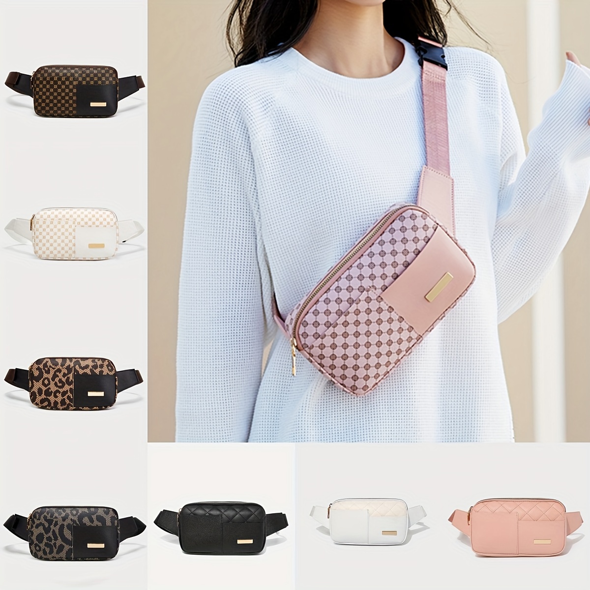 New Fashion Geometric Pattern Luminous Reflective Long Wallet With Wristlet, Shop On Temu And start Saving