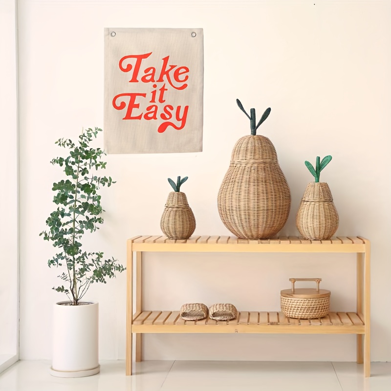 Take It Easy Tapestry For Bedroom Small Flag Tapestry - Temu