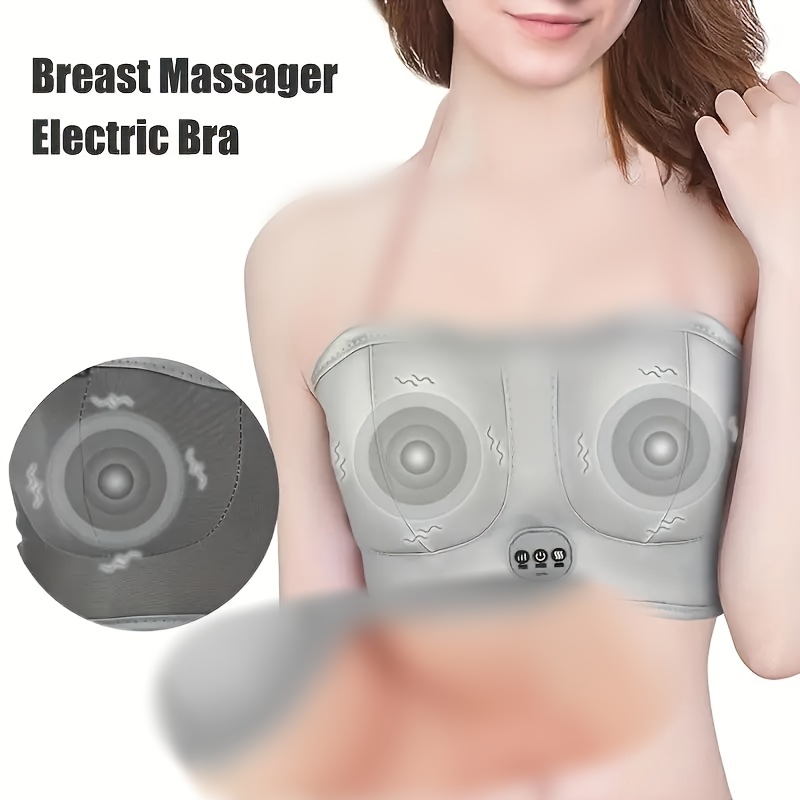 Home Electric Breast Massager Breast Massage Bra Electronic - Temu
