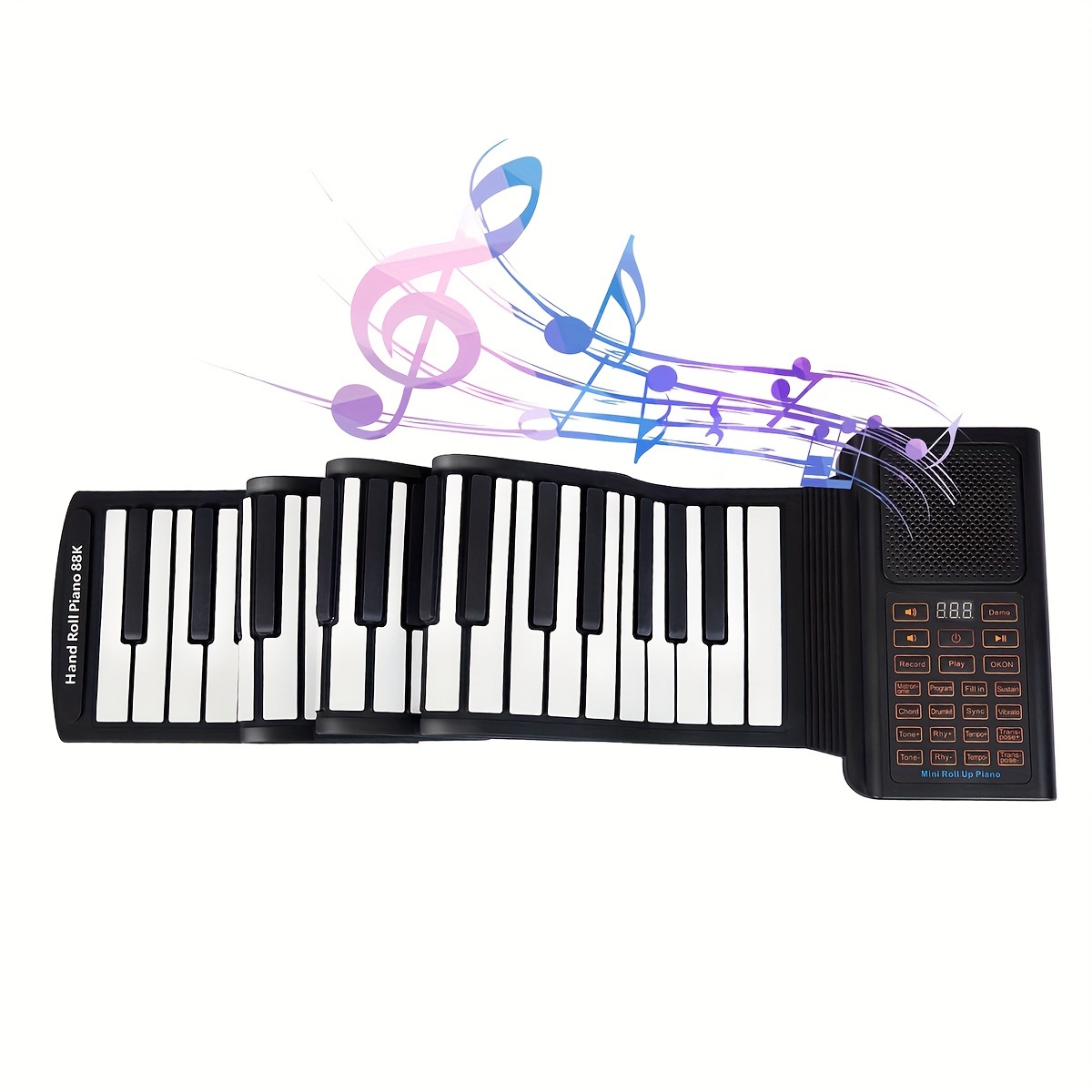 Piano numérique pliable portable, clavier électronique