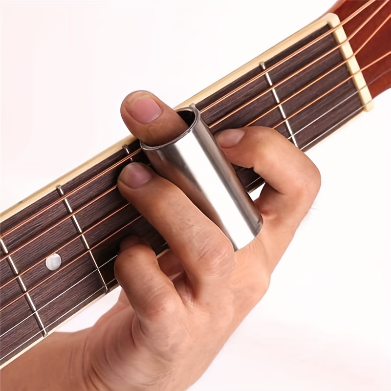 51/60/70mm Slide Guitar Finger Sliders Guitare Électrique Pick Tube Knuckle  Guitare Accessoires Transparent, Magasinez Les Dernières Tendances