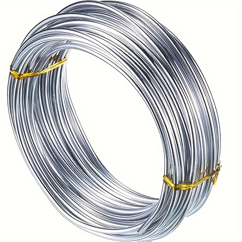 Silvery Aluminum Wire Jewelry Metal Wire Can Make Crafts - Temu
