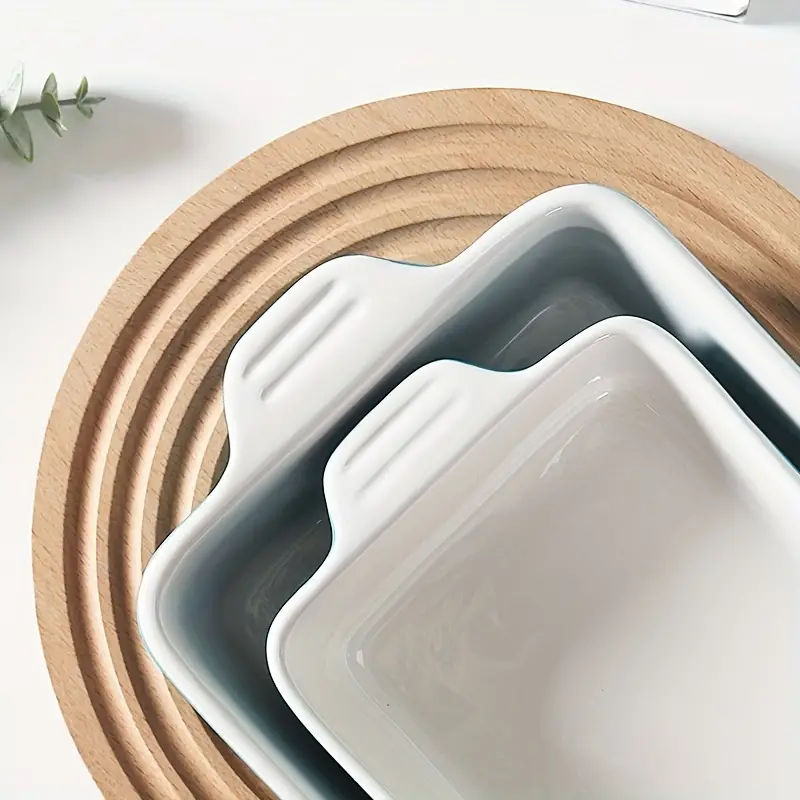 Casserole Dish Bakeware Set [large Deep] Ceramic Baking - Temu