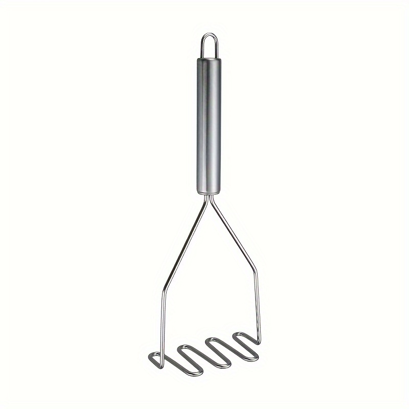 Image of 1pc Stainless Steel Potato Ricer, Potato Masher, Potato Press Mud, Potato Mud Pressing Tool, Vegetable And Fruit Manual Masher Pressing Tool