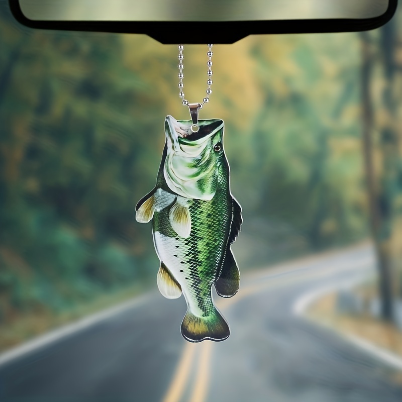 Creative Funny Fish Design Acrylic Car Hanging Ornaments - Temu
