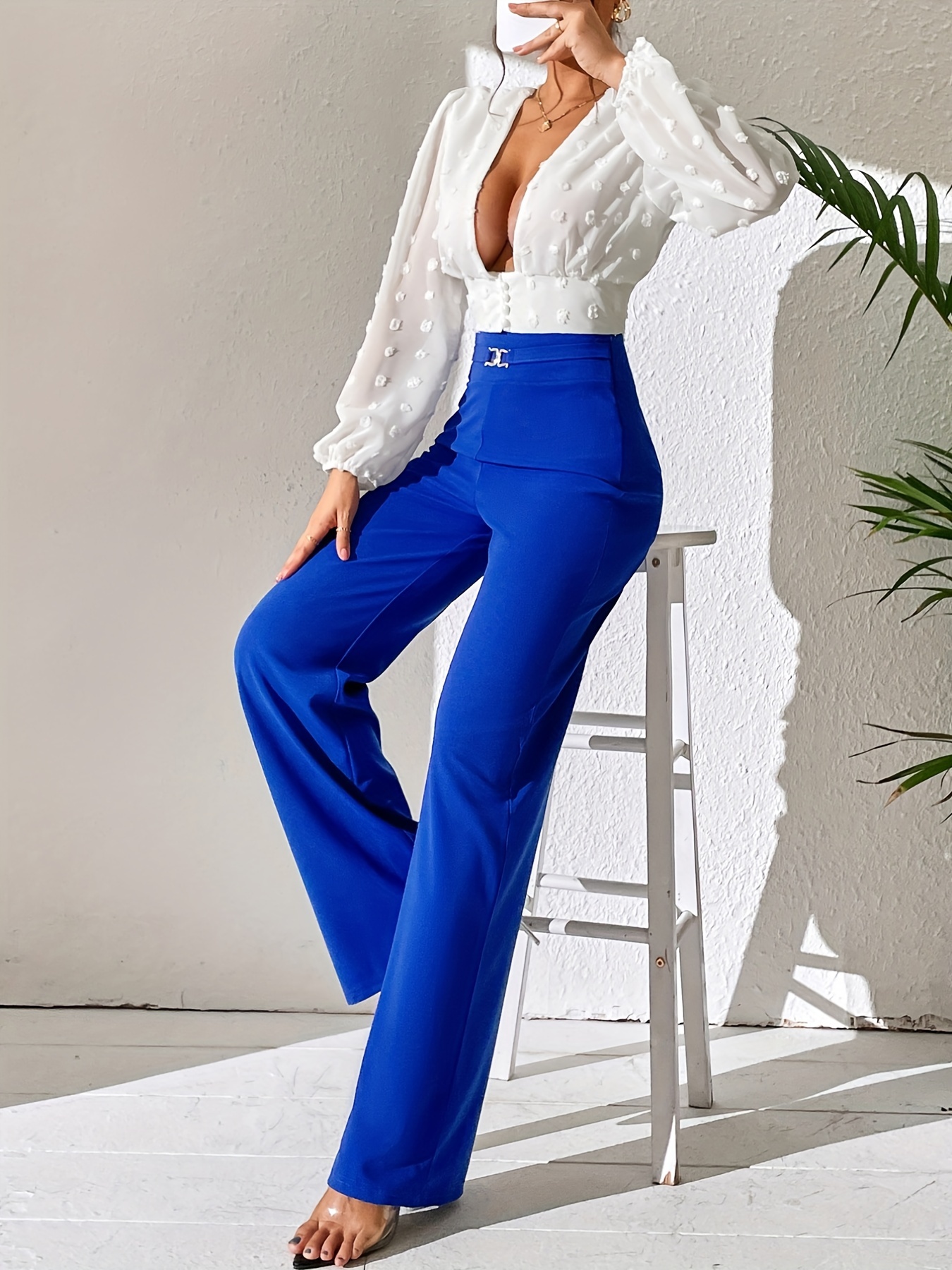 High Waisted Pants Office Look - Beautifully Candid
