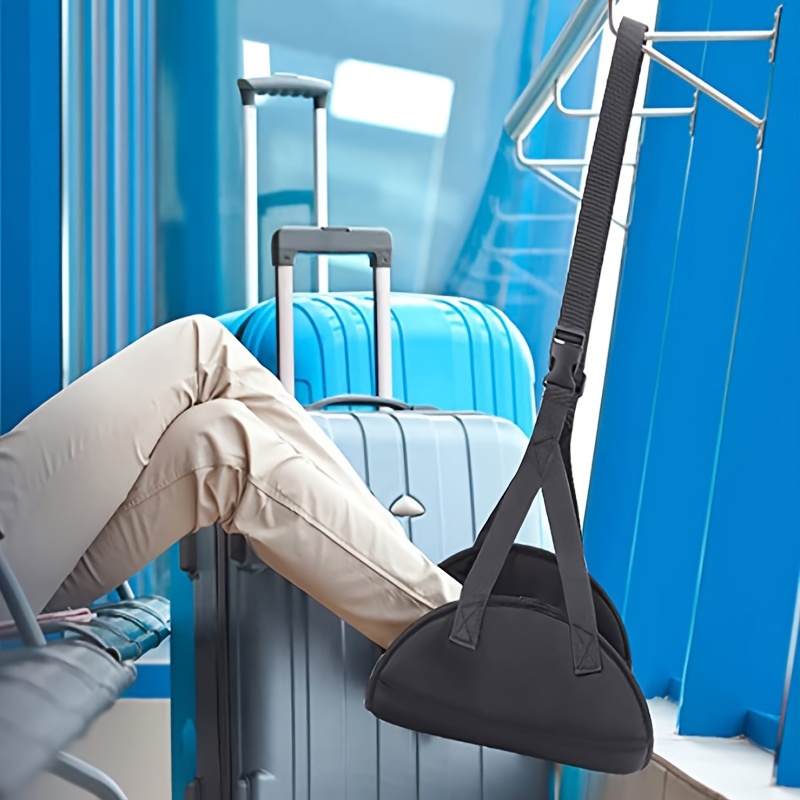 Portable Travel Airplane Footrest Adjustable Accessory