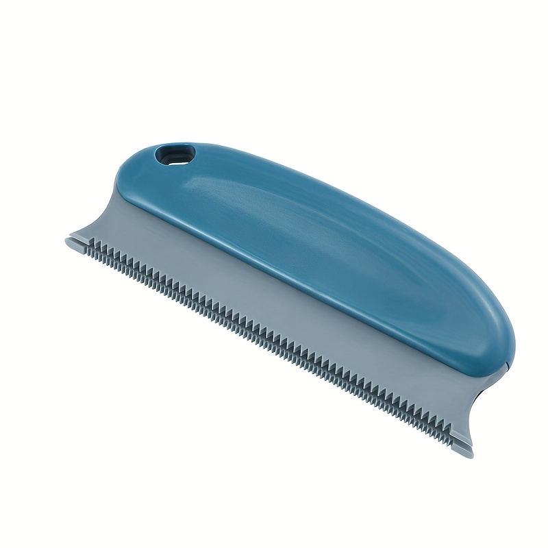 TEMU 1pc Multifunctional Dog Hair Removal Brush, Soft Tpr Undercoat Hair Removal Brush For Couch, Carpet, Car Seats And Bedding