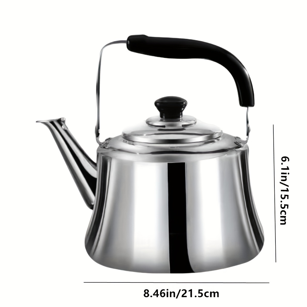 Stove Top Whistling Tea Kettle - Only Culinary Grade Stainless