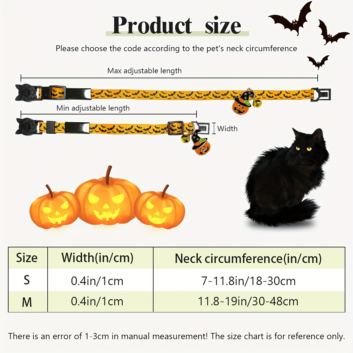 Halloween kitten collar sale