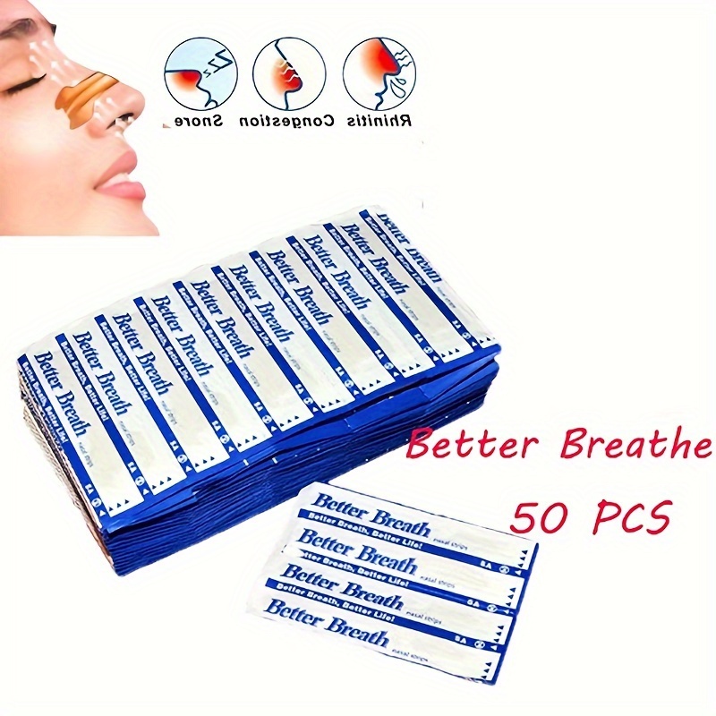 50pack Anti Snoring Nasal Strips Ayuda Dormir Bien Respirar - Temu