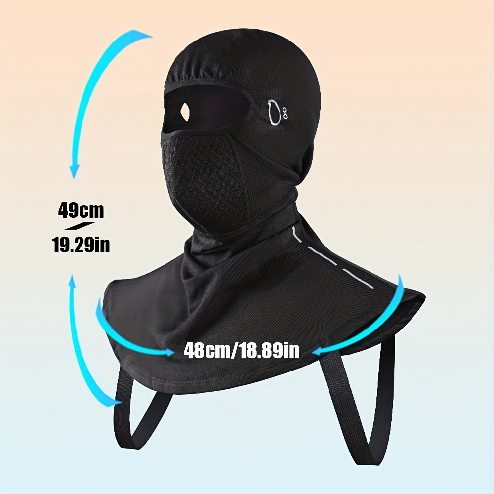 Balaclava Face Mask Uomo Donna Sciarpa Sci In Seta Ghiaccio - Temu Italy