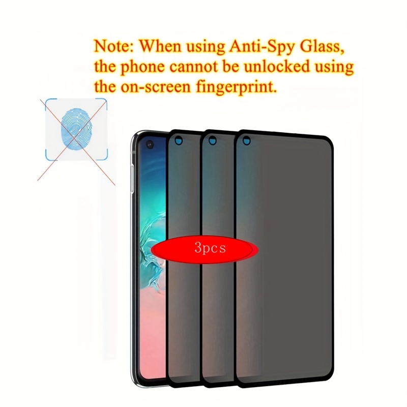 2+ ] Galaxy S21 Privacy Glass Screen Protector - Temu