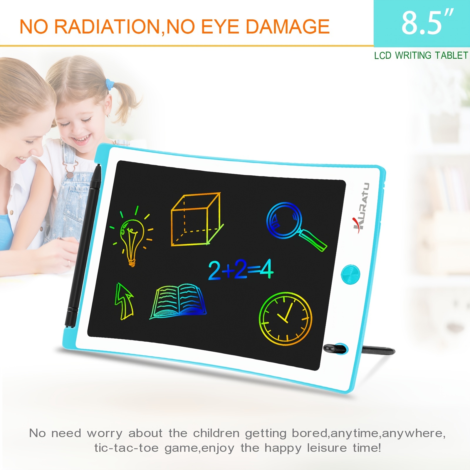Lcd Writing Tablet: Colorful Doodle Board Drawing Tablet - Temu