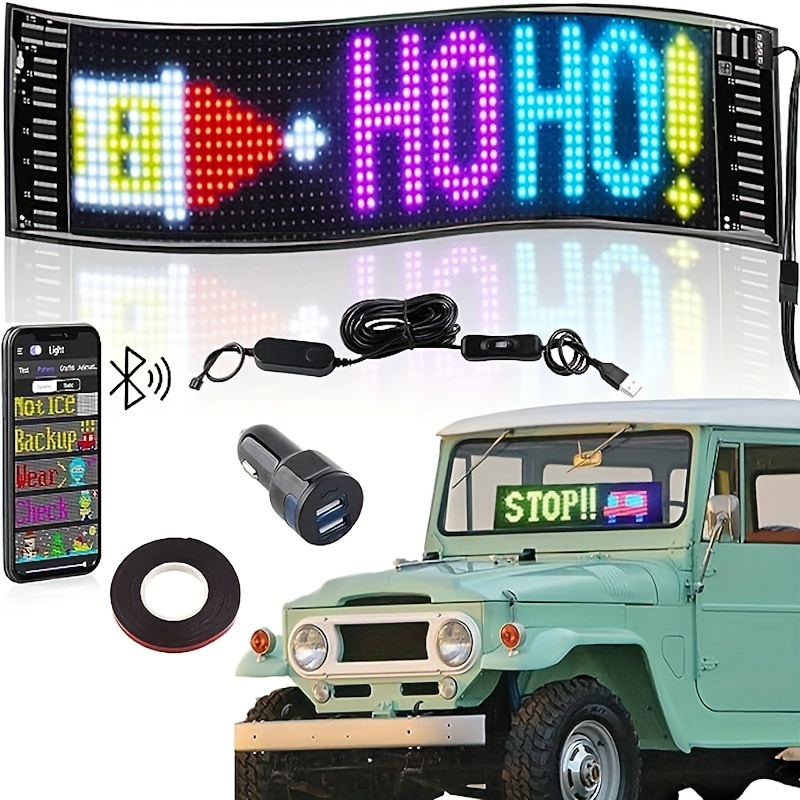 Led Matrix Pixel Panel rgb Scrolling Led Sign app - Temu