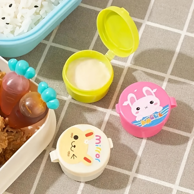 Mini Sauce Bottle Ketchup Bottle Portable Small Sauce Container Salad  Dressing Container Cutlery Box Bento Box Accessories