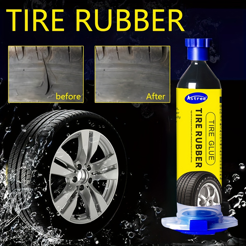 Réparation durable Pneu Fissures Forte colle noire Adhésif silicone pour  pneus Colle universelle pour pneus Colle universelle pour pneus