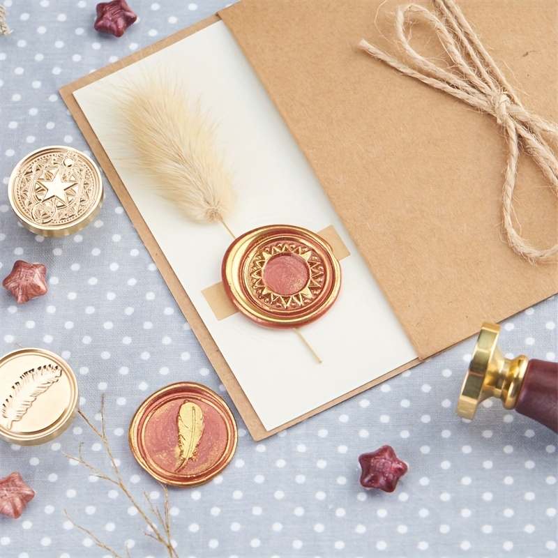 Wax Seal Stamp Small Wax Sticks, Great For Embellishment Of Cards Envelope,  Wedding Invitation, Wine Package - Temu