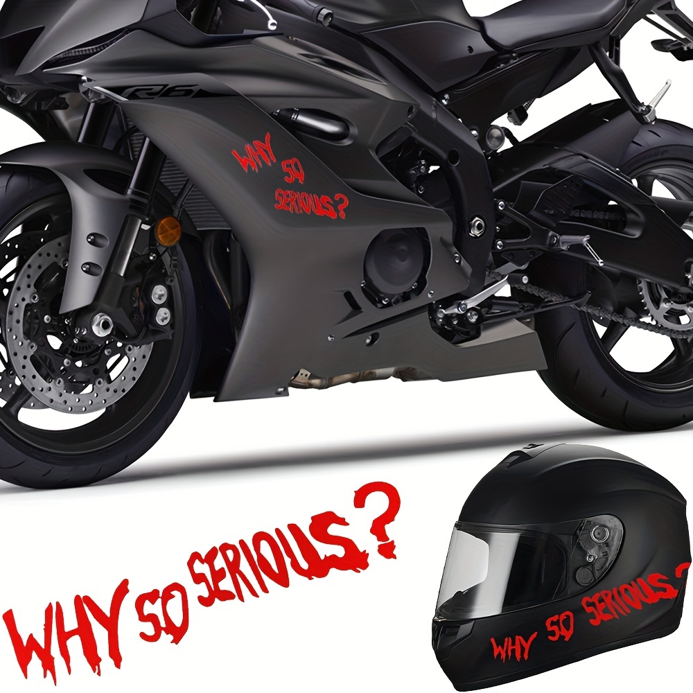 Motorrad Aufkleber hahaha Motorrad Helm Auto Aufkleber Moto Auto
