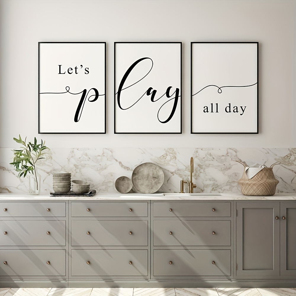 This Is Where The Fun Stuff Happens Canvas Wall Art Playroom - Temu