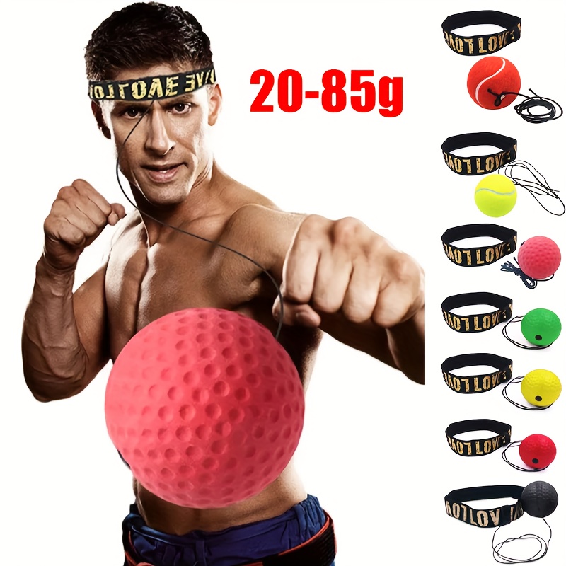 Boxing Ball on String Head Bands MMA Reflex Improve Speed Reactions Sports  Fight Training Muscle Fitness Exercise Equipment - AliExpress