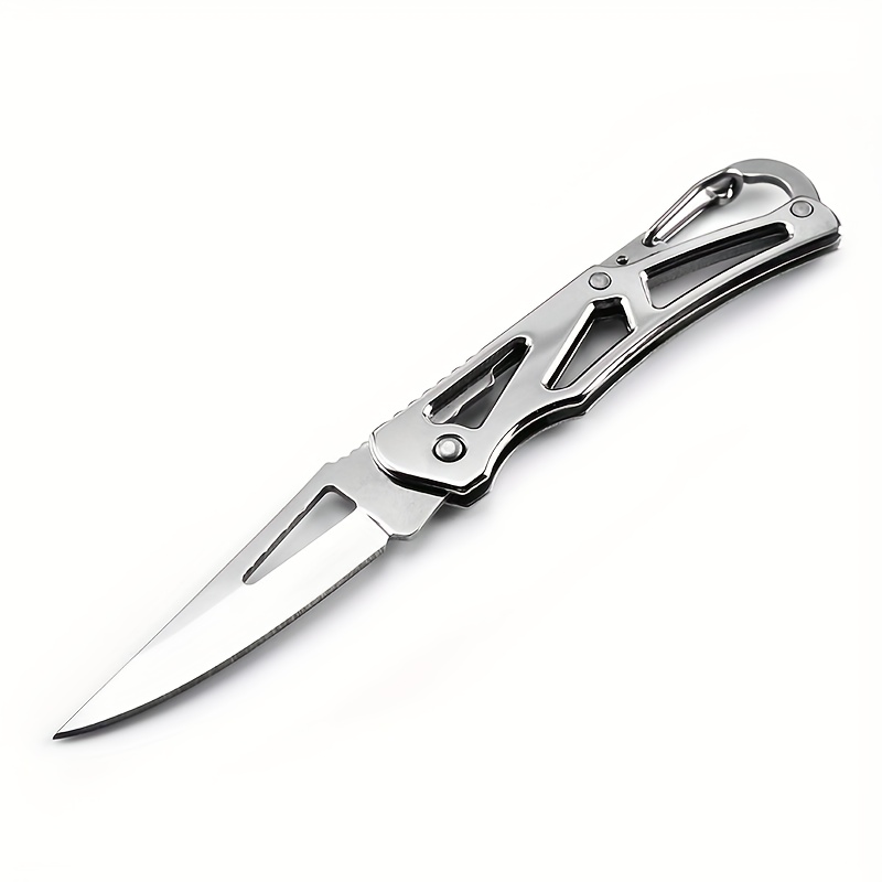 1pc Mini Stainless Steel Fruit Folding Knife Compact Multi