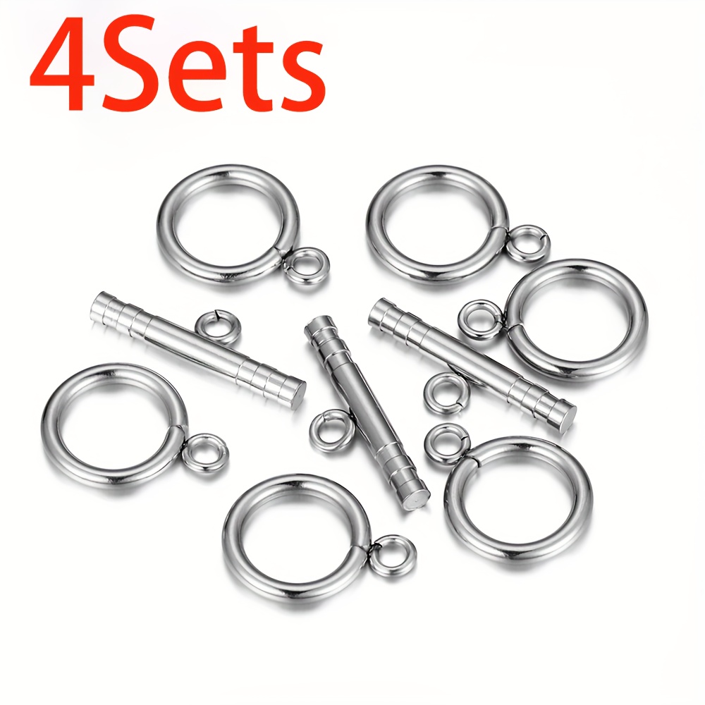 Image of 4 Sets Of Stainless Steel Ot Necklace Bracelet Jewelry Jewelry Additions