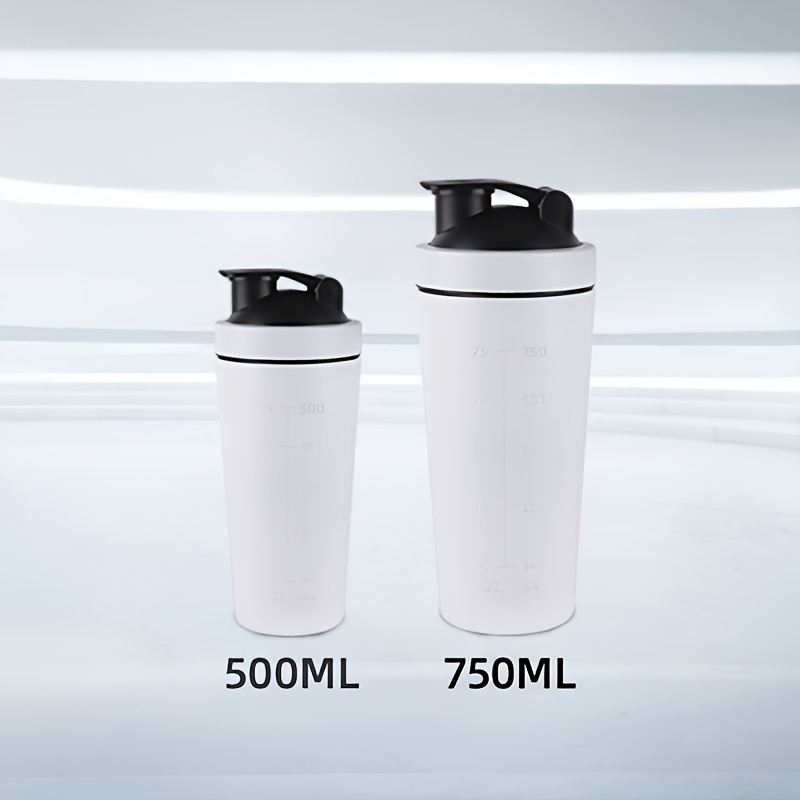 500/750ml Shakers Bottle Protein Powde Sports Stainless Steel
